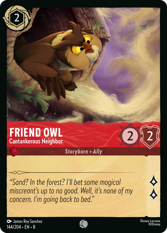 8ROF-144, C, Friend Owl - Cantankerous Neighbor
