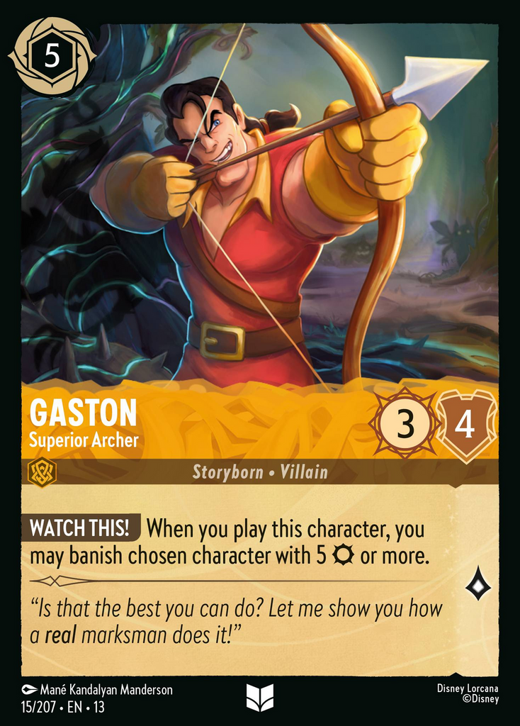 13ATK-015, UC, Gaston – Superior Archer