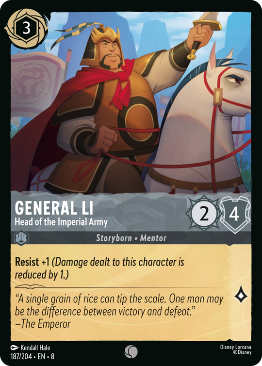 8ROF-187, C, General Li - Head of the Imperial Army