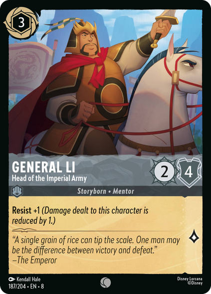 8ROF-187, C, General Li - Head of the Imperial Army
