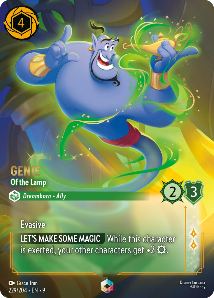 9FAB-229, ENCHANTED, Genie - Of the Lamp