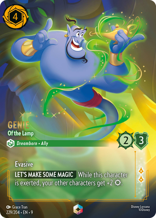 9FAB-229, ENCHANTED, Genie - Of the Lamp