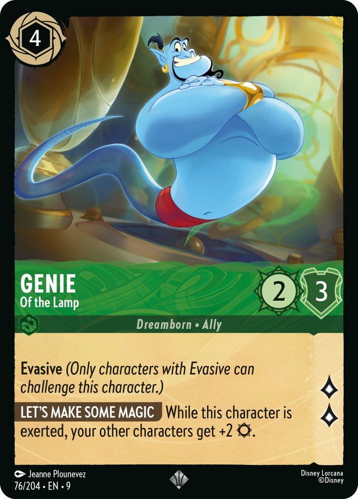 9FAB-076, SR, Genie - Of the Lamp