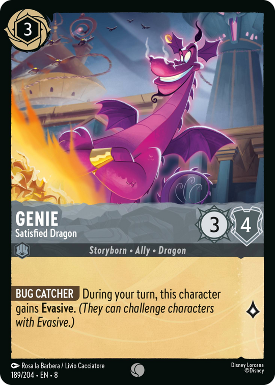 8ROF-189, C, Genie - Satisfied Dragon