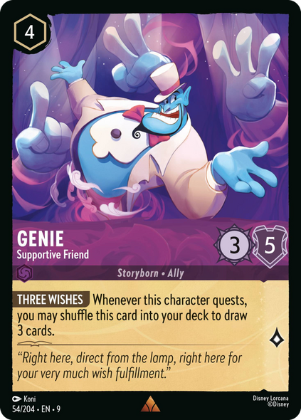 9FAB-054, R, Genie - Supportive Friend