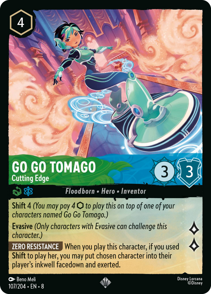 8ROF-107, SR, Go Go Tomago - Cutting Edge (Foil)