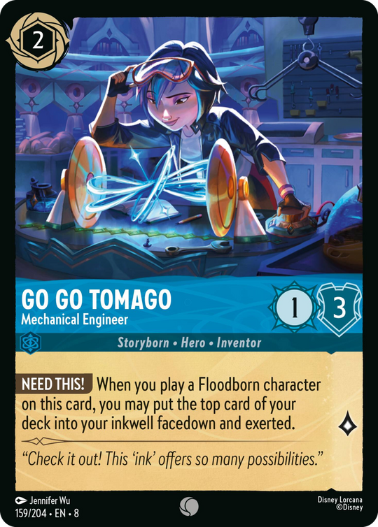 8ROF-159, C, Go Go Tomago - Mechanical Engineer (Foil)