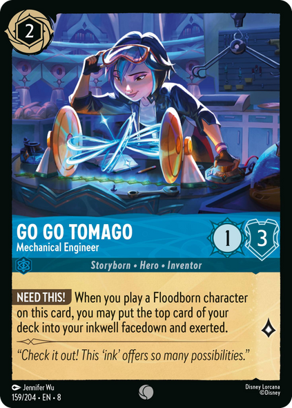 8ROF-159, C, Go Go Tomago - Mechanical Engineer (Foil)