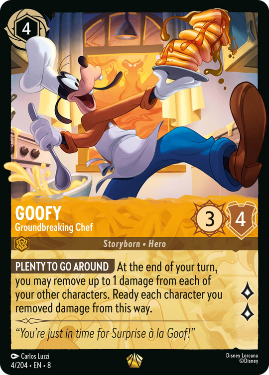 8ROF-004, L, Goofy - Groundbreaking Chef (Foil)
