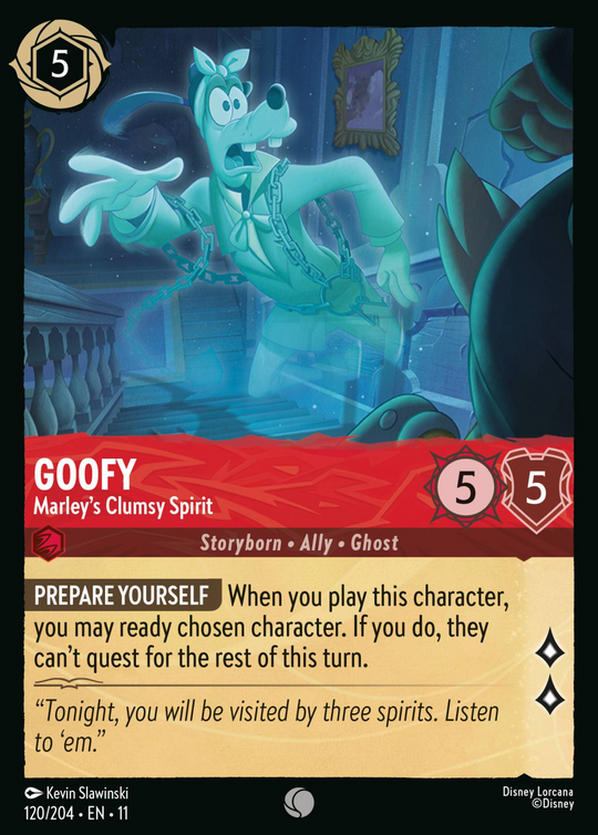 11WSP-120, C, Goofy - Marley's Clumsy Spirit (Foil)