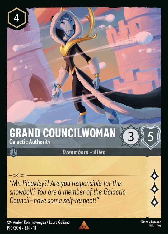 11WSP-190, R, Grand Councilwoman - Galactic Authority (Foil)