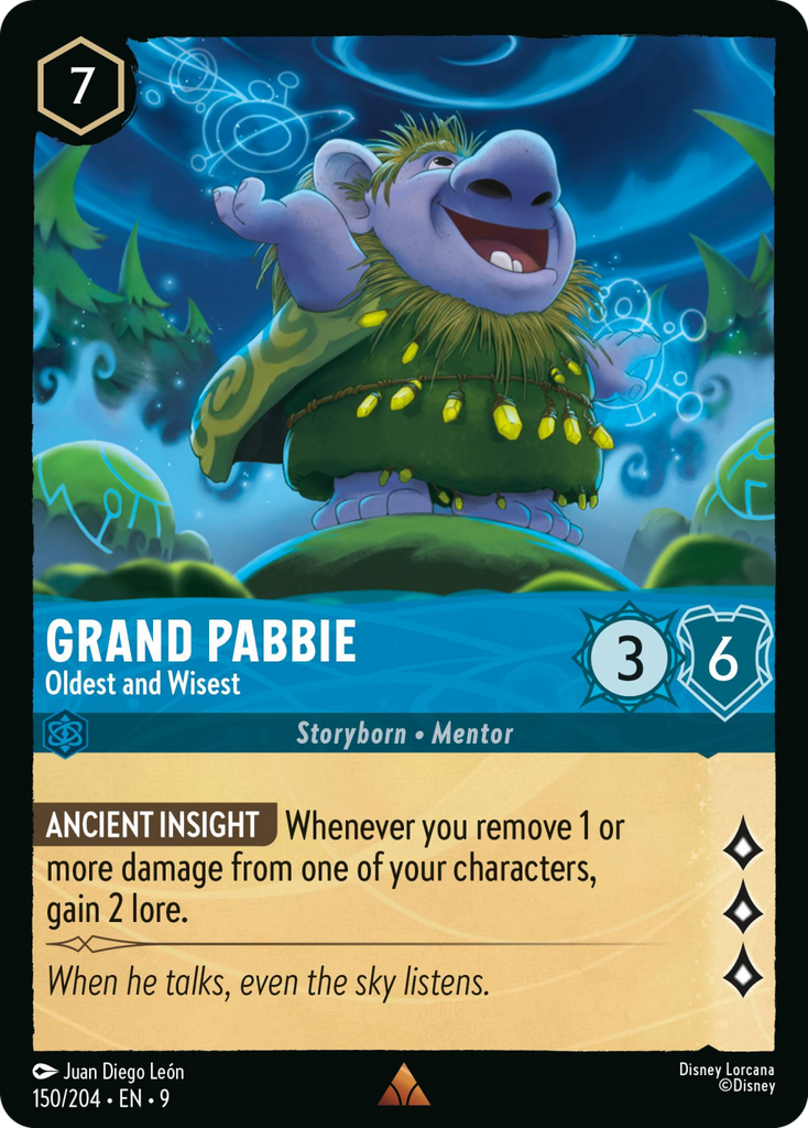9FAB-150, R, Grand Pabbie - Oldest and the Wisest (Foil)