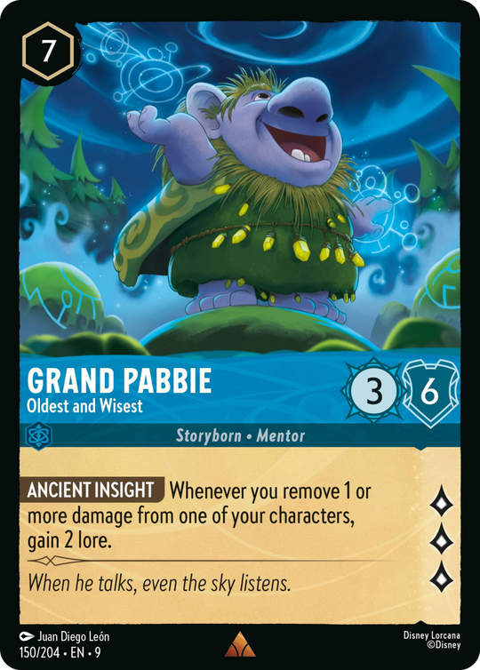 9FAB-150, R, Grand Pabbie - Oldest and the Wisest (Foil)