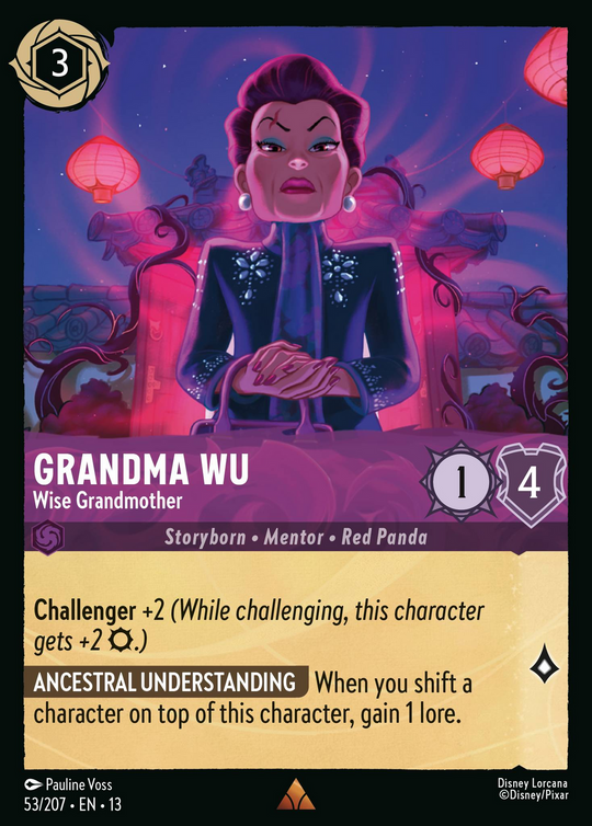 13ATK-053, R, Grandma Wu - Wise Grandmother