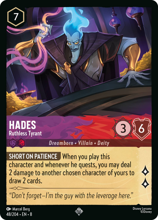 8ROF-048, SR, Hades - Ruthless Tyrant (Foil)