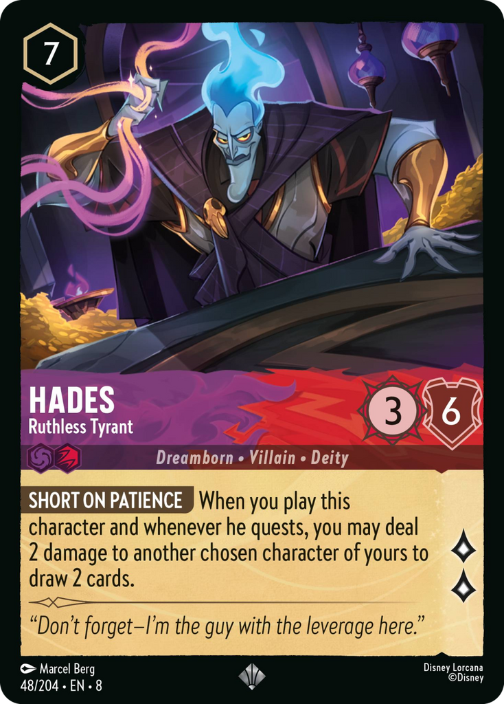 8ROF-048, SR, Hades - Ruthless Tyrant