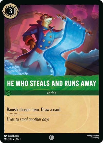 8ROF-114, C, He Who Steals and Runs Away (Foil)