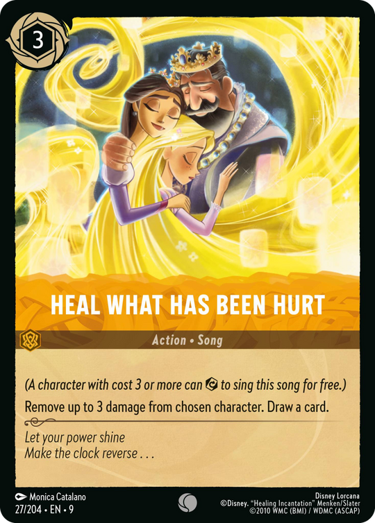 9FAB-027, C, Heal what has been Hurt