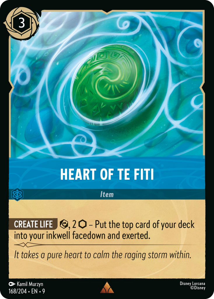 9FAB-168, R, Heart of Te Fiti (Foil)
