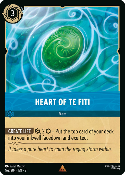 9FAB-168, R, Heart of Te Fiti (Foil)