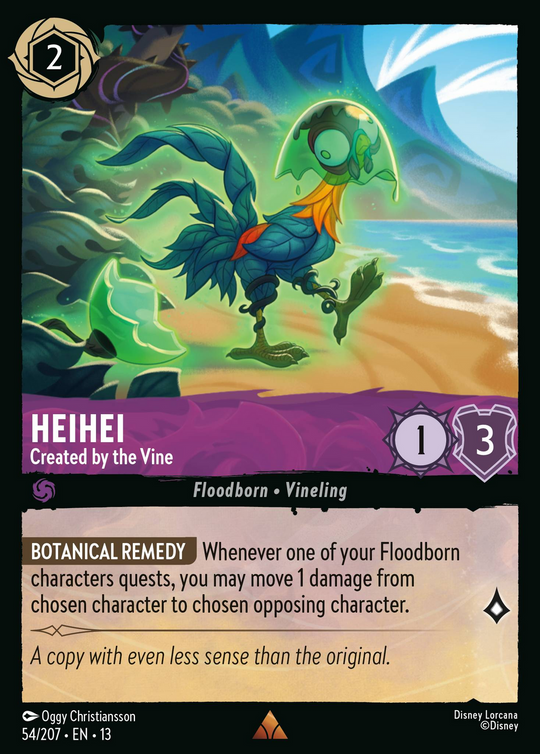 13ATK-054, R, Heihei - Created by the Vine (Foil)