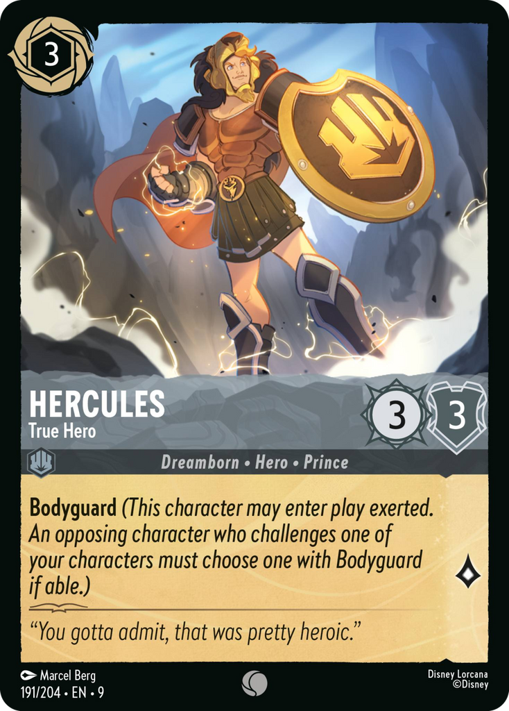 9FAB-191, C, Hercules - True Hero (Foil)