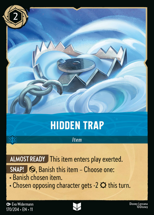 11WSP-170, UC, Hidden Trap (Foil)