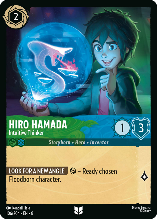 8ROF-106, UC, Hiro Hamada - Intuitive Thinker (Foil)
