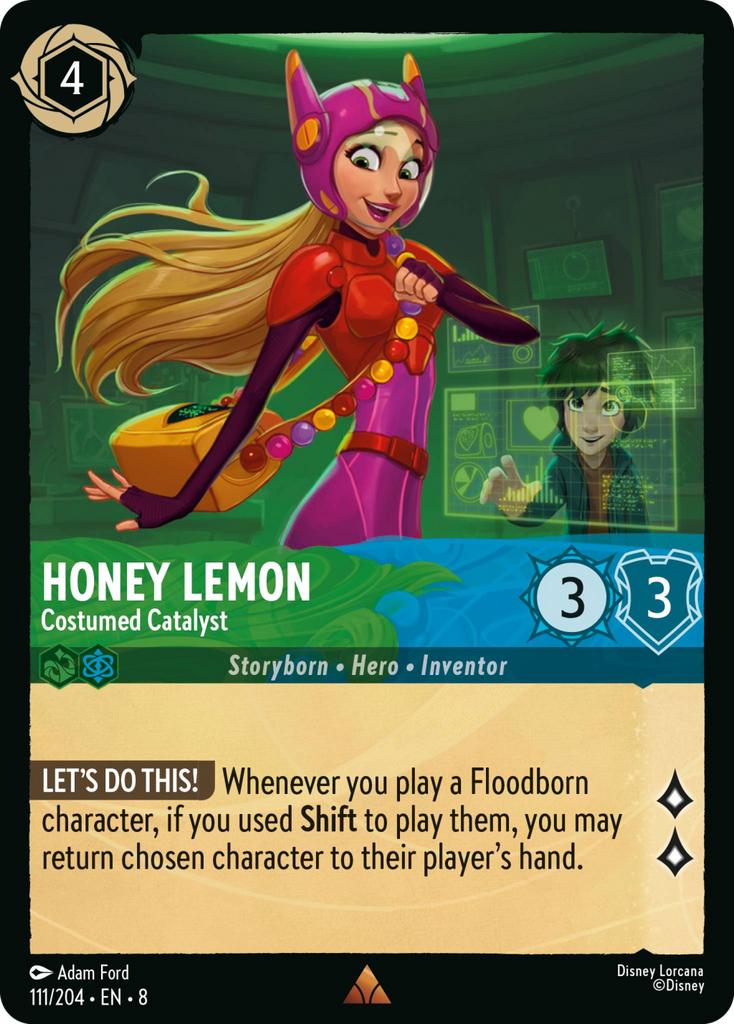 8ROF-111, R, Honey Lemon - Costumed Catalyst (Foil)