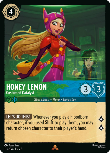 8ROF-111, R, Honey Lemon - Costumed Catalyst (Foil)