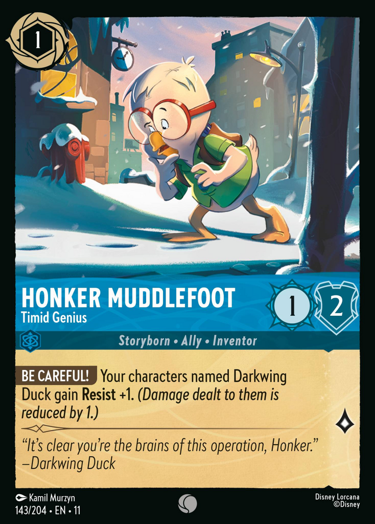 11WSP-143, C, Honker Muddlefoot - Timid Genius (Foil)