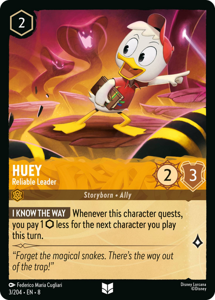 8ROF-003, UC, Huey - Reliable Leader (Foil)