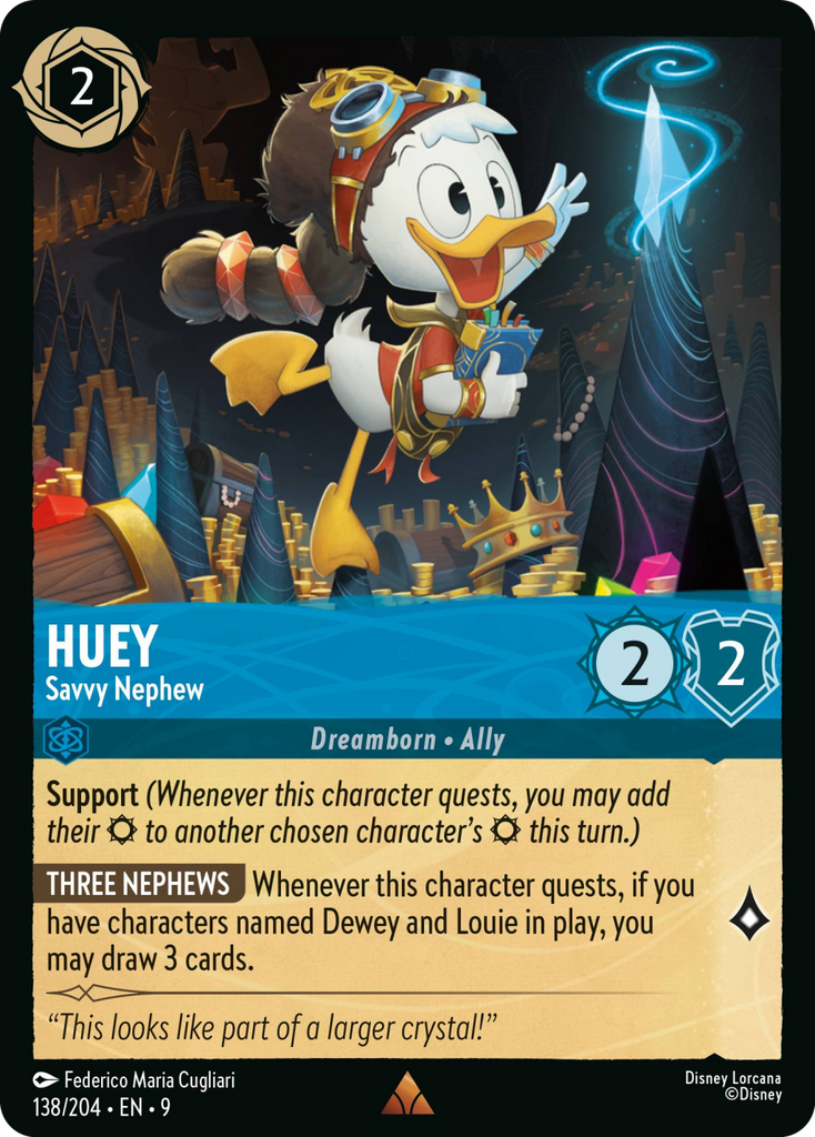 9FAB-138, R, Huey - Savvy Nephew (Foil)