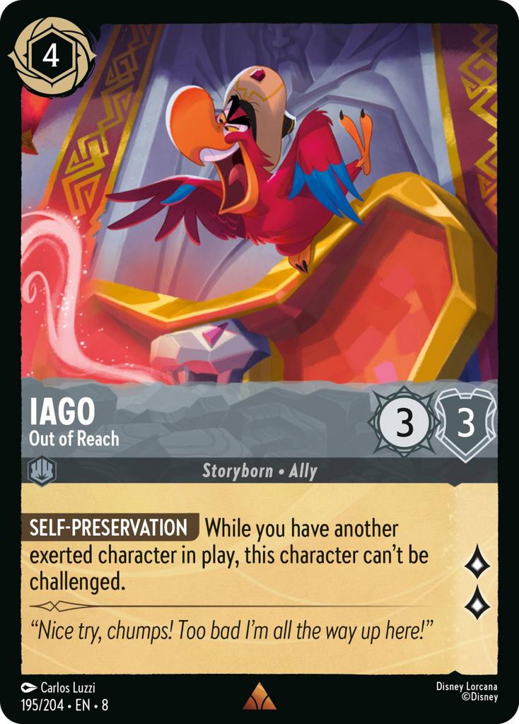 8ROF-195, R, Iago - Out of Reach (Foil)