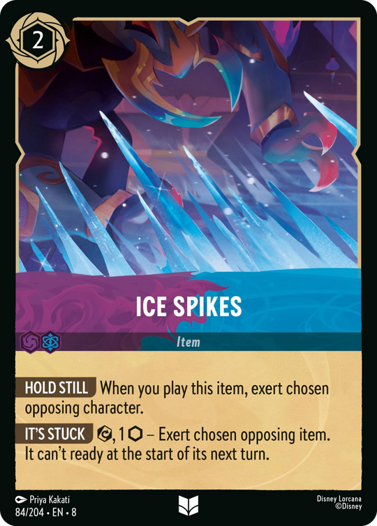 8ROF-084, UC, Ice Spikes (Foil)