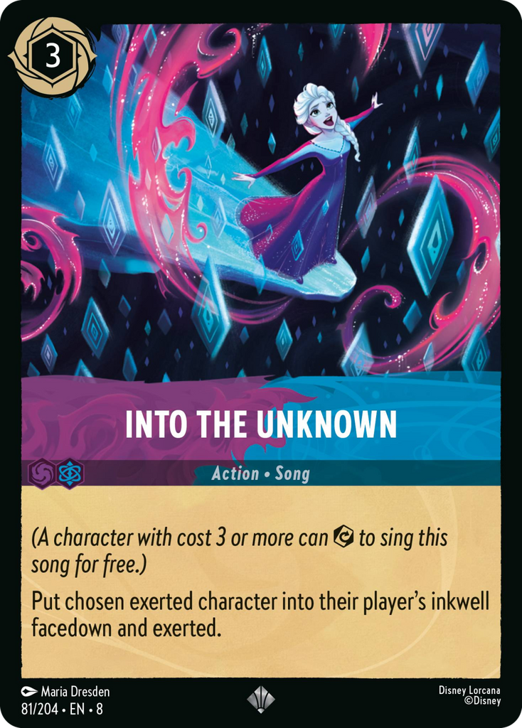 8ROF-081, SR, Into the Unknown (Foil)