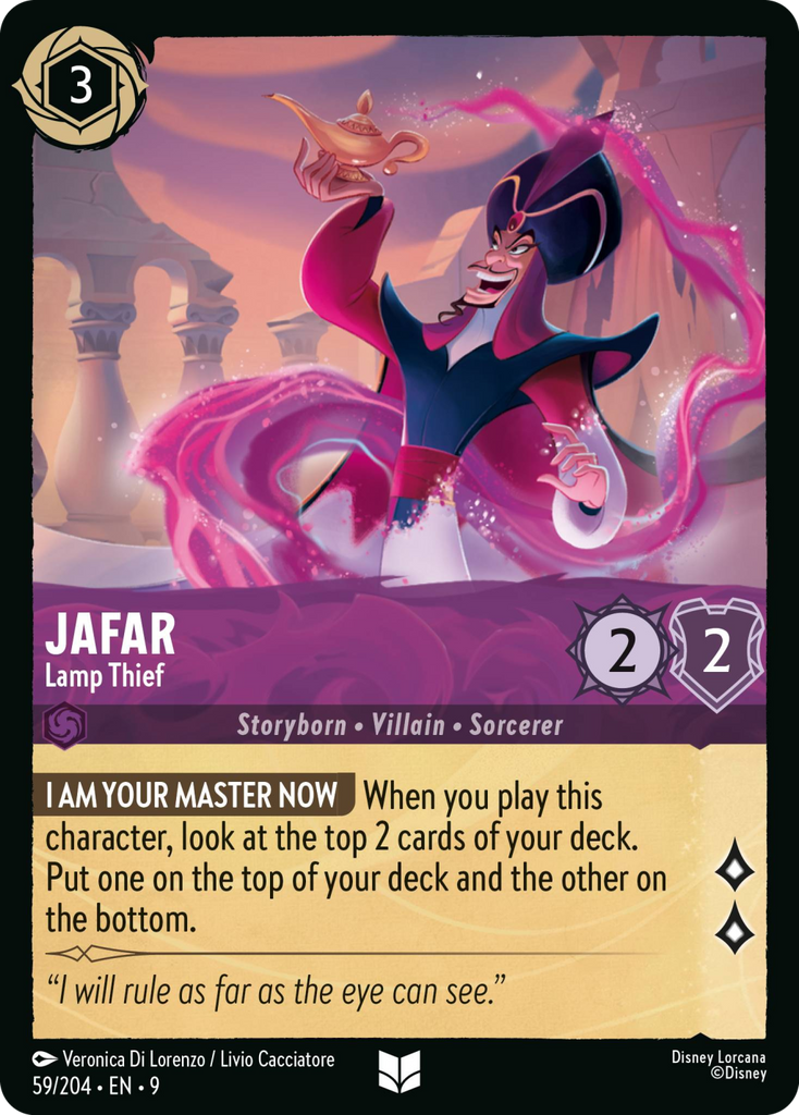 9FAB-059, UC, Jafar - Lamp Thief (Foil)