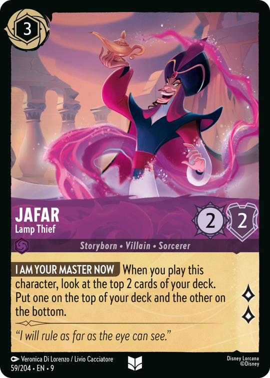 9FAB-059, UC, Jafar - Lamp Thief (Foil)