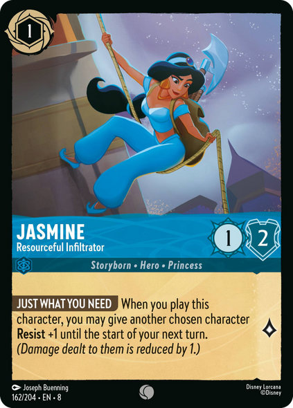 8ROF-162, C, Jasmine - Resourceful Infiltrator (Foil)