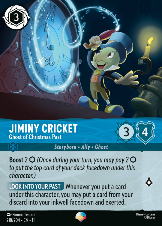 11WSP-218, EPIC, Jiminy Cricket - Ghost of Christmas Past