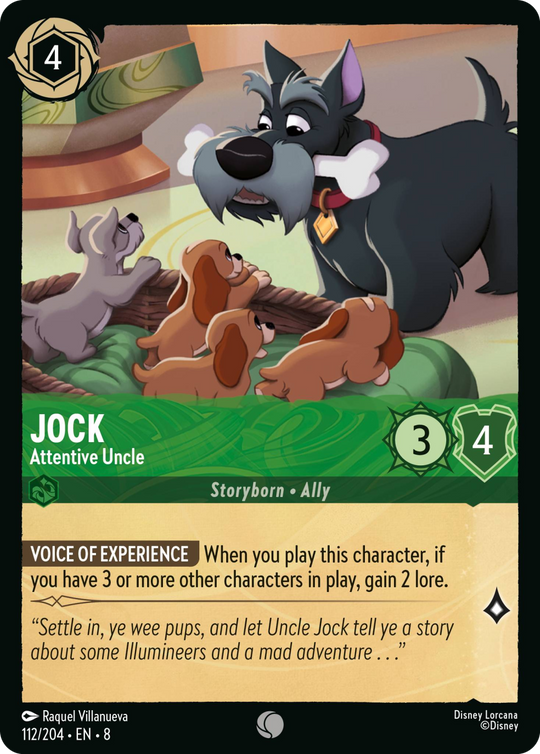 8ROF-112, C, Jock - Attentive Uncle (Foil)