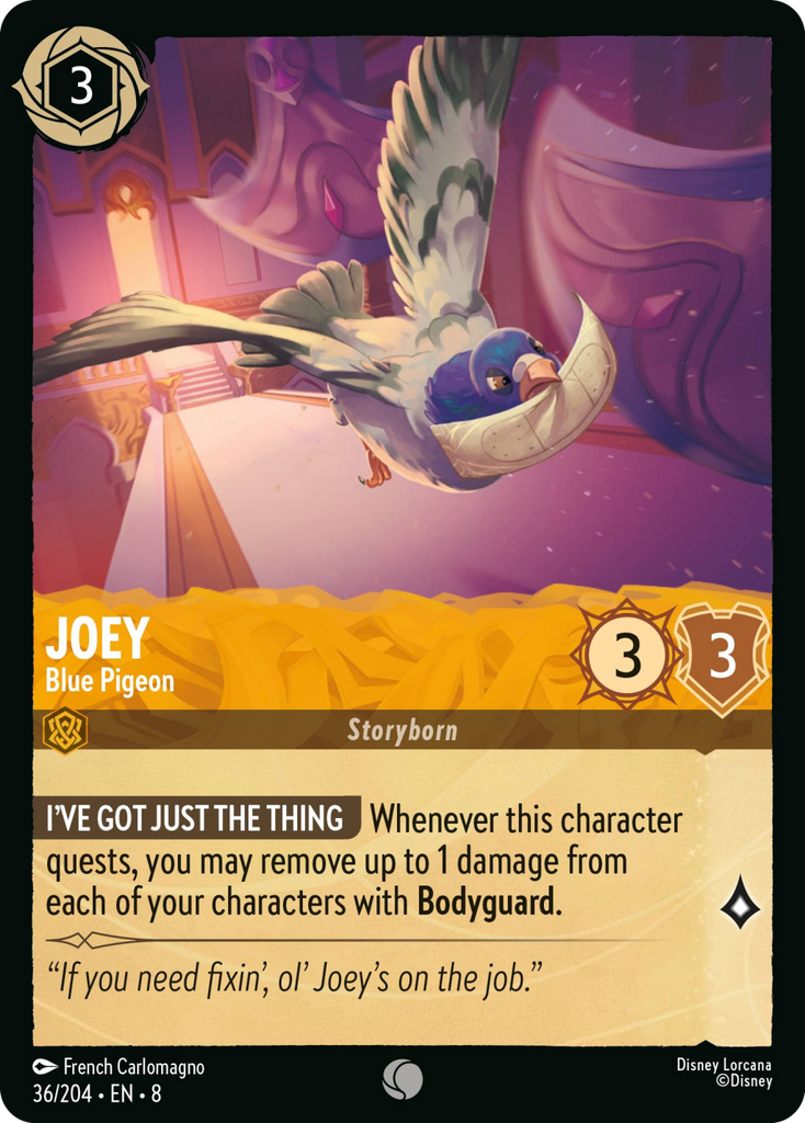 8ROF-036, C, Joey - Blue Pigeon