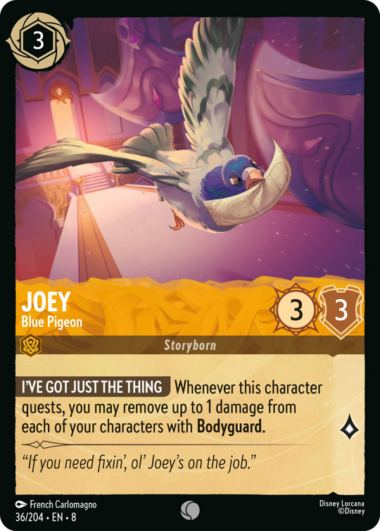 8ROF-036, C, Joey - Blue Pigeon