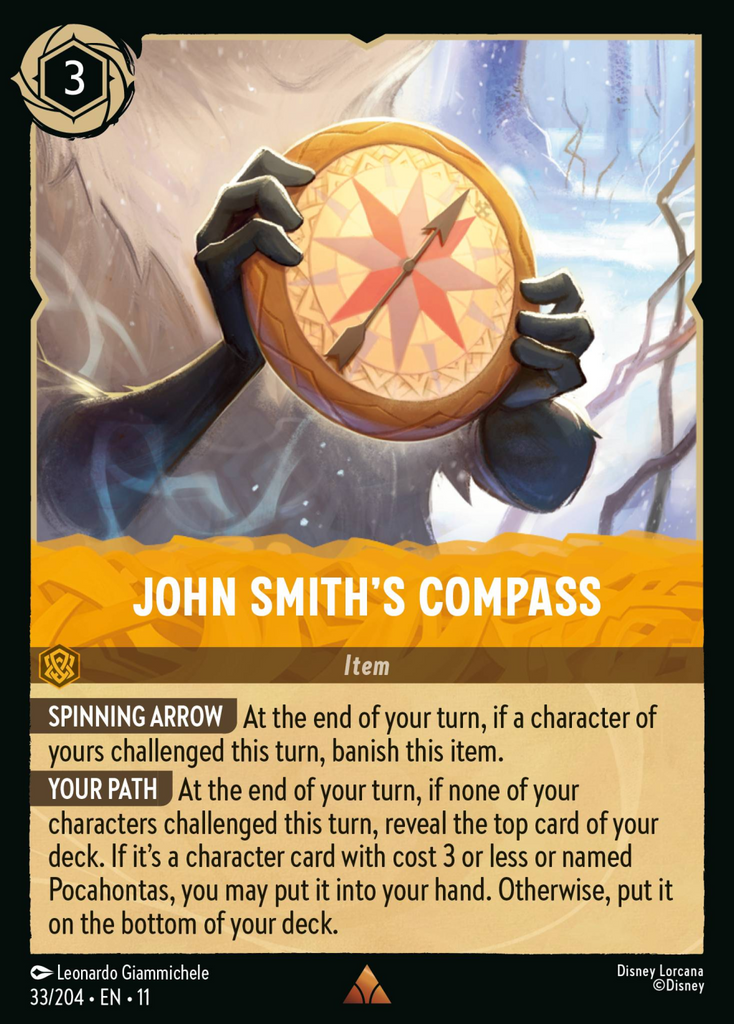 11WSP-033, R, John Smith's Compass (Foil)