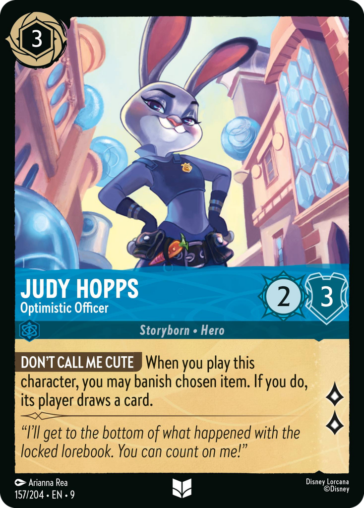 9FAB-157, UC, Judy Hopps - Optimistic Officer