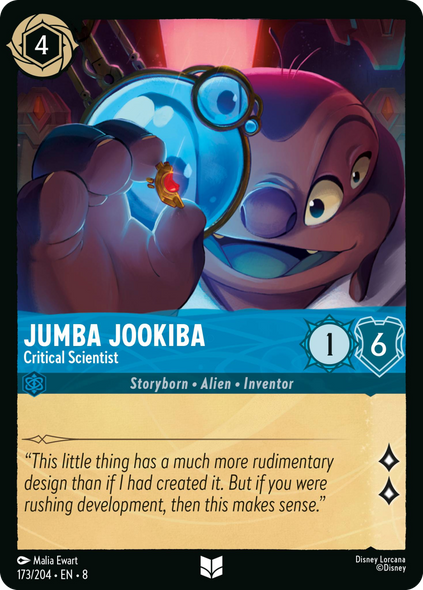 8ROF-173, UC, Jumba Jookiba - Critical Scientist (Foil)