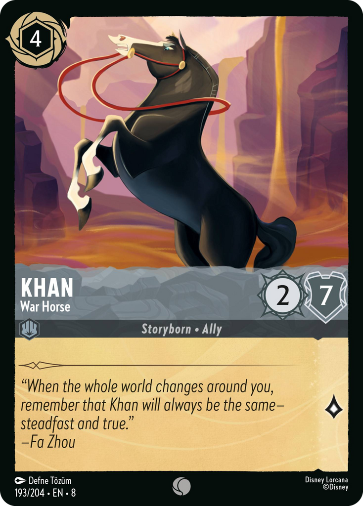 8ROF-193, C, Khan - War Horse