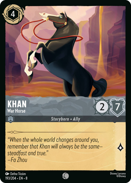 8ROF-193, C, Khan - War Horse (Foil)