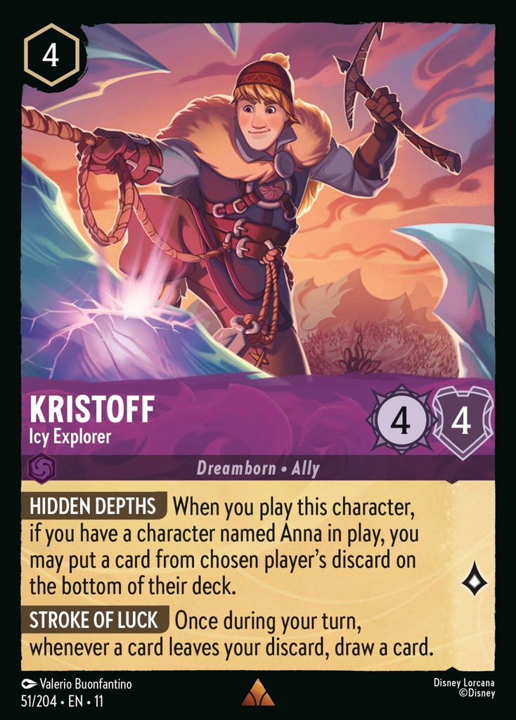 11WSP-051, R, Kristoff - Icy Explorer (Foil)