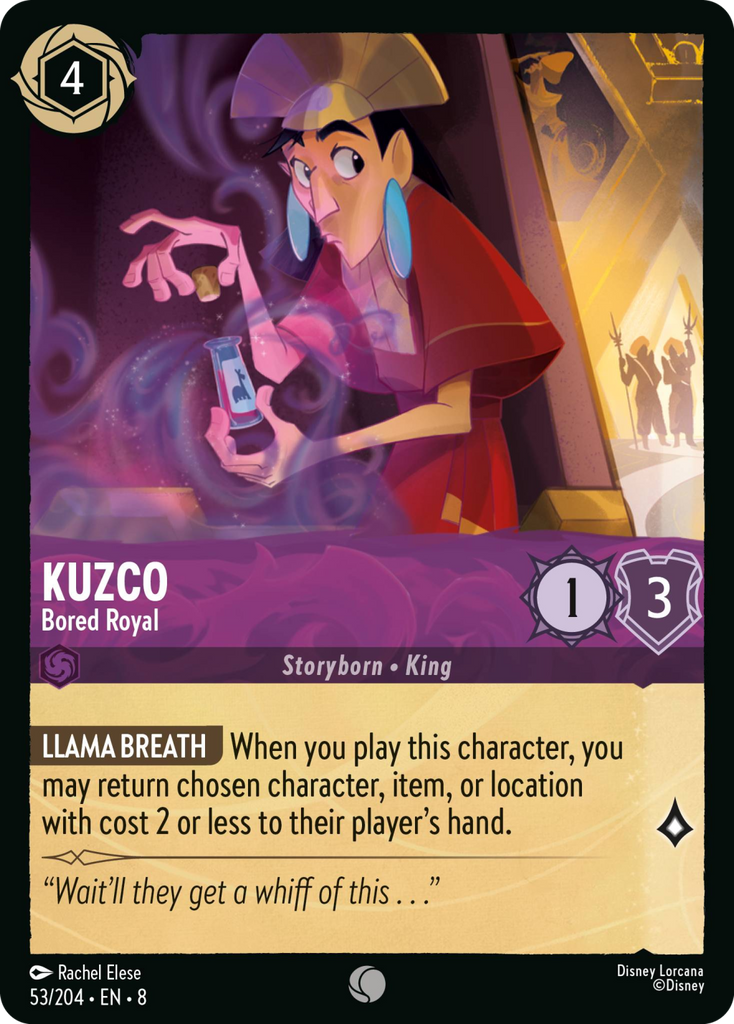 8ROF-053, C, Kuzco - Bored Royal (Foil)